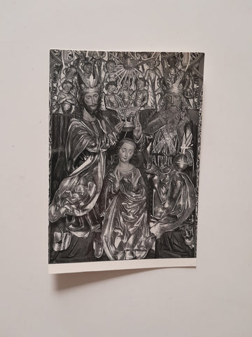 AK Ausschnitt aus dem spätgotischen Flügelaltar in der Wallfahrtskirche Zu Unserer Lieben frau an der Gail.