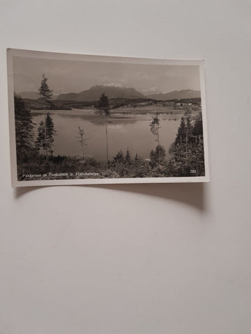 AK Faakersee mit Drobollach u. Villacheralpe. (1935)