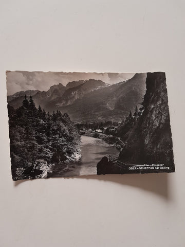 AK Lammeröfen-Eingang Ober-Scheffau bei Golling.