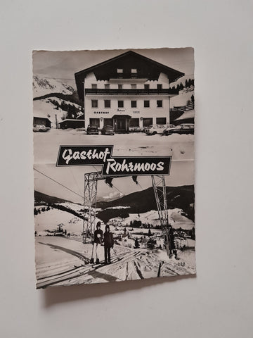 AK Rußbach am Paß Gschütt. Gasthof und Pension Rohrmoos. Bes. Helene Pernthaner.