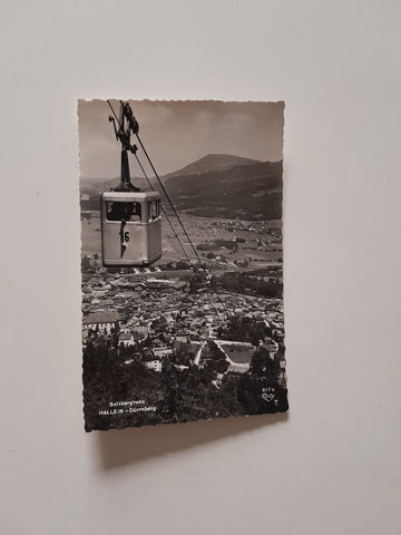 AK Hallein - Dürrnberg Salzbergbahn.
