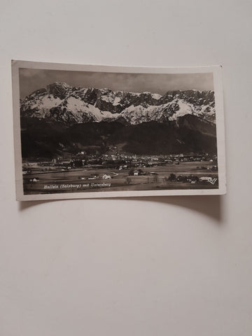 AK Hallein mit Untersberg.