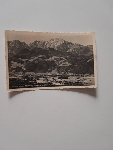 AK Hallein gegen Dürrnberg, Rossfeld und Hohen Göll.