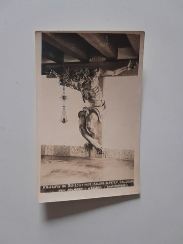 AK Kruzifix im Benediktiner-Kolleg St. Peter, Salzburg von Adlhart - Hallein.