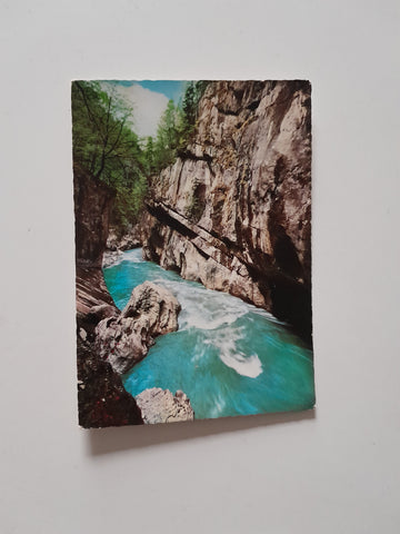 AK Salzachöfen, Durchbruch der Salzach bei Paß Lueg.