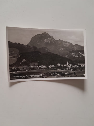 AK Golling mit dem Schwarzaberg. (1938)