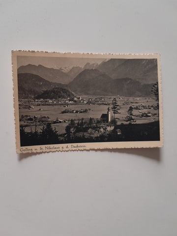 AK Golling u. St. Nikolaus g.d. Dachstein.