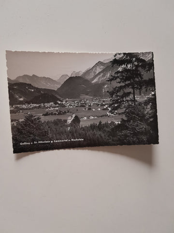 AK Golling u. St. Nikolaus g. Lammertal u. Dachstein.