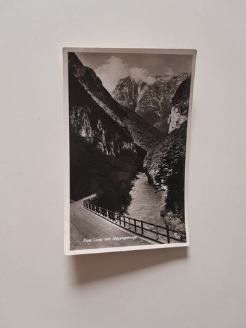 AK Pass Lueg mit Hagengebirge.