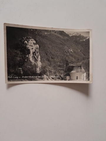 AK Paß Lueg u. Struberdenkmal bei Golling