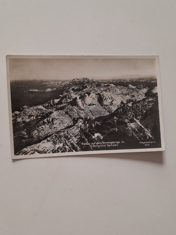 AK Plateau auf dem Tennengebirge im Hintergrund Dachstein.