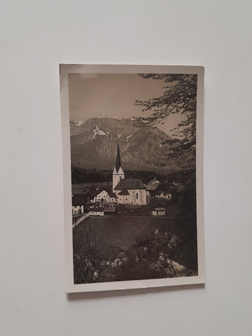 AK Adnet mit dem Untersberg. (1930)