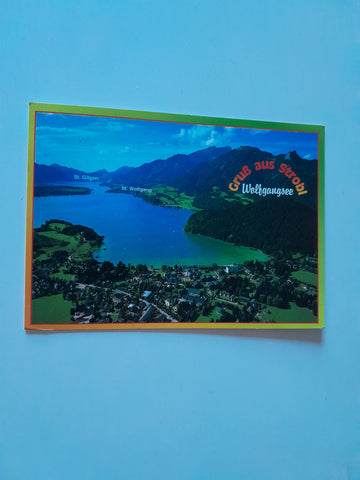AK Gruß aus Strobl am Wolfgangsee.