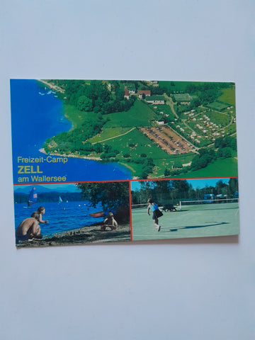 AK Freizeit-Camp Zell am Wallersee. F. u. E. Klampfer. Seekirchen.