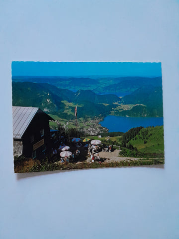 AK St. Gilgen am Wolfgangsee. Alpenvereins-Haus am Zwölferhorn.