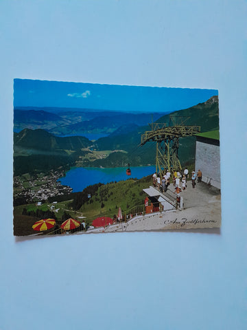 AK St. Gilgen am Wolfgangsee. Blick von der Bergstation Zwölferhorn.