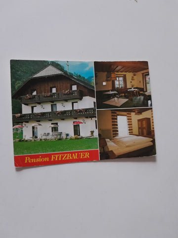 AK Abersee. Frühstückspension Fitzbauer. Inh. Maria Pöllmann. Gschwand 181.