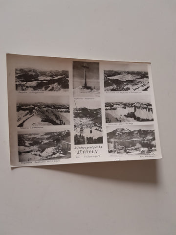 AK Wintersportplatz St. Gilgen am Wolfgangsee.