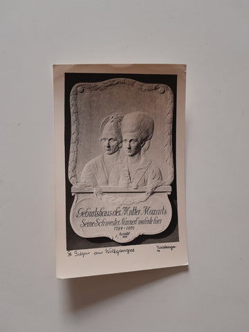 AK St. Gilgen am Wolfgangsee. Geburtshaus der Mutter Mozarts...