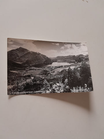 AK St. Gilgen am Wolfgangsee. Vom Mozartblick.