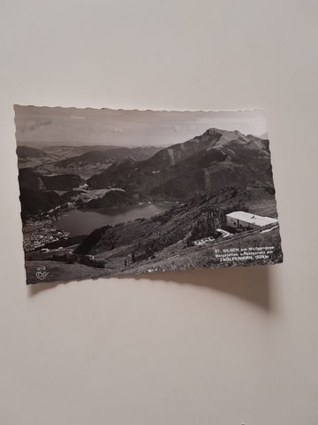 AK St. Gilgen am Wolfgangsee. Bergstation u. Restaurant am Zwölferhorn.