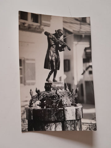 Muster-AK St. Gilgen am Wolfgangsee. Mozartbrunnen. (Kellner Verlag)