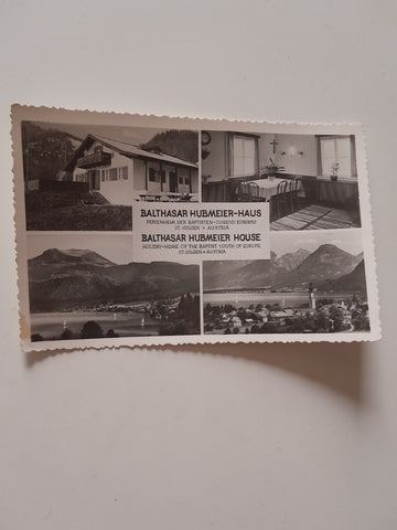 AK St. Gilgen. Balthasar Hubmeier-Haus Ferienheim der Baptisten-Jugend.