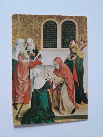 AK Großgmain. Pfarrkirche Meister von Großgmain. Darbringung im Tempel.