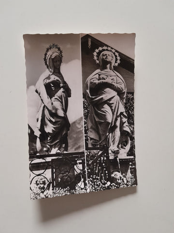 AK Großgmain. Doppelgesichtige Madonna.