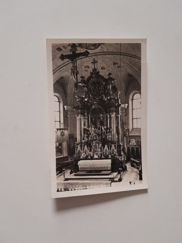 AK Großgmain. Hochaltar der Kirche.
