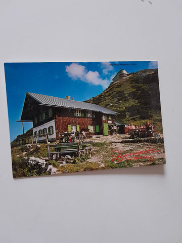 AK Zeppezauerhaus des Ö.A.V. Sektion Salzburg mit Seilbahn Bergstation Hochalm.