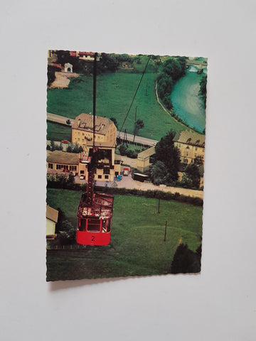 AK St. Leonhard bei Salzburg. Talstation der Untersberg-Seilbahn.