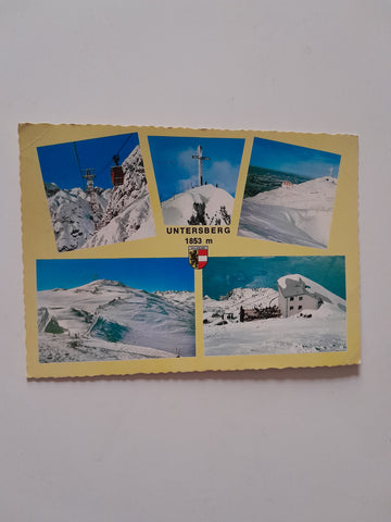 AK Untersberg. Alpines Schigebiet bei Salzburg.