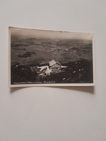 AK Zeppezauerhaus am Geiereck. Blick a. Salzburg.