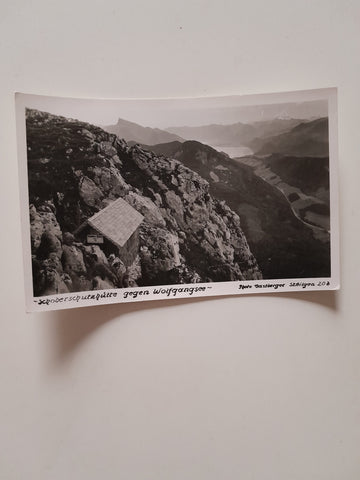 AK Schoberschutzhütte gegen Wolfgangsee.