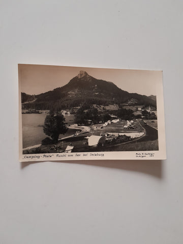 AK Fuschl am See. Camping Platz.