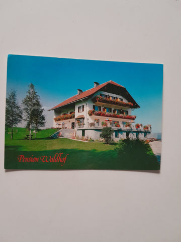 AK Salzburg Koppl. Pension Waldhof. Bes. Familie Neumaier.