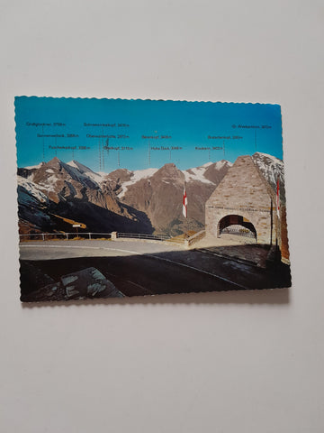 AK Großglockner Hochalpenstraße. Blick vom Fuschertörl gegen Käfertal.