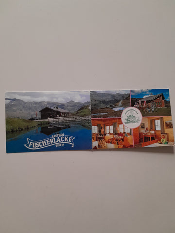 Doppel-AK Fusch an der Glocknerstraße. Gasthof Fuscherlacke. Familie Haslinger.