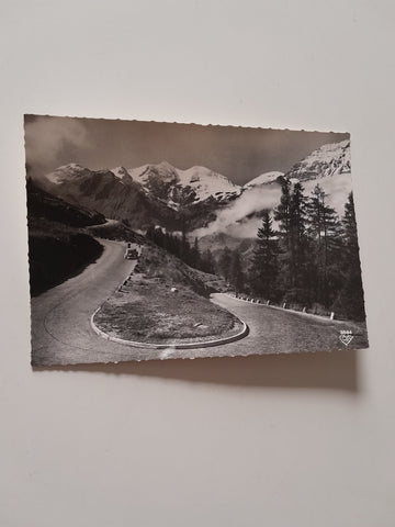 AK Grossglockner Hochalpenstrasse mit Sonnenwelleck, Fuscherkarkopf...