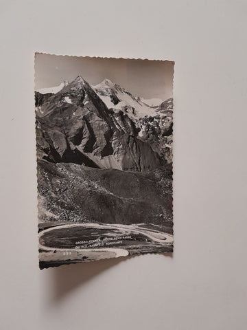 AK Grossglockner - Hochalpenstrasse. Oberes Nassfeld Nordrampe.