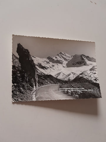 AK Grossglockner - Hochalpenstrasse. Nordrampe. Hexenküche mit Brennkogel.
