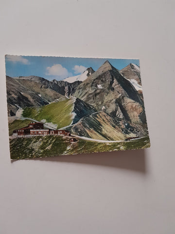 AK Grossglockner - Hochalpenstrasse. Dr. Franz Rehrl Haus am Fuschertörl.