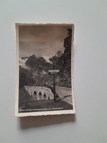 AK Grossglockner Hochalpenstrasse g.d. Wiesbachhorn (1935)