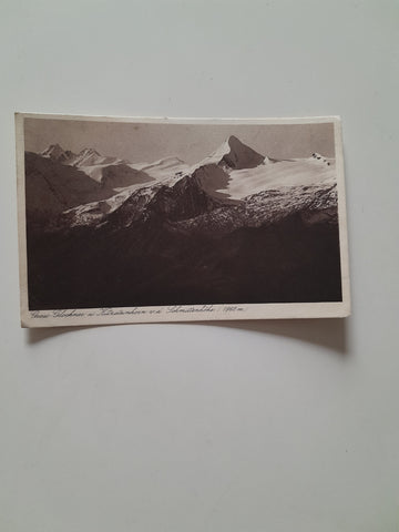 AK Grossglockner. u. Kitzsteinhorn v.d. Schmittenhöhe.