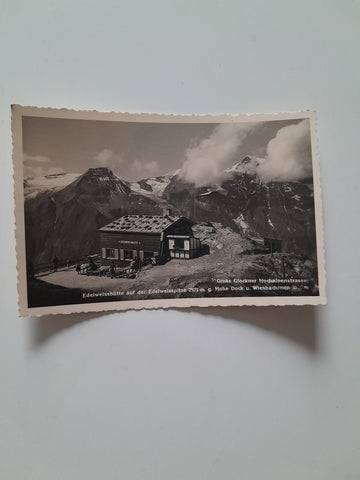 AK Edelweisshütte auf der Edelweisspitze. (1937)