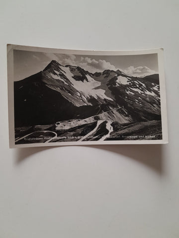AK Großglockner Hochalpenstraße. Blick v.d. Edelweißspitze g. Fuschertörl. (1936)