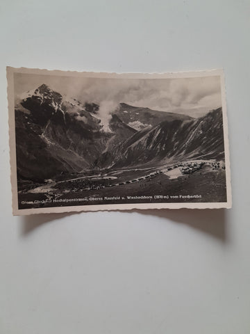 AK Großglockner Hochalpenstraße. Oberes Nassfeld u. Wiesbachhorn. (1935)