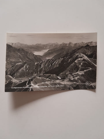 AK Großglockner Hochalpenstraße Edelweißspitze Stein. Meer.