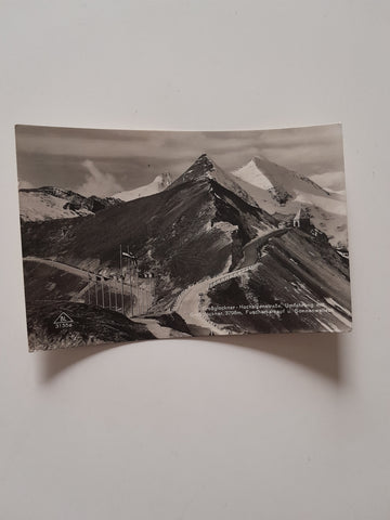 AK Großglockner Hochalpenstraße Umfahrung mit Großglockner Fuscherkarkopf u. Sonnenwelleck.